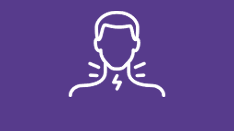 Swelling of the throat