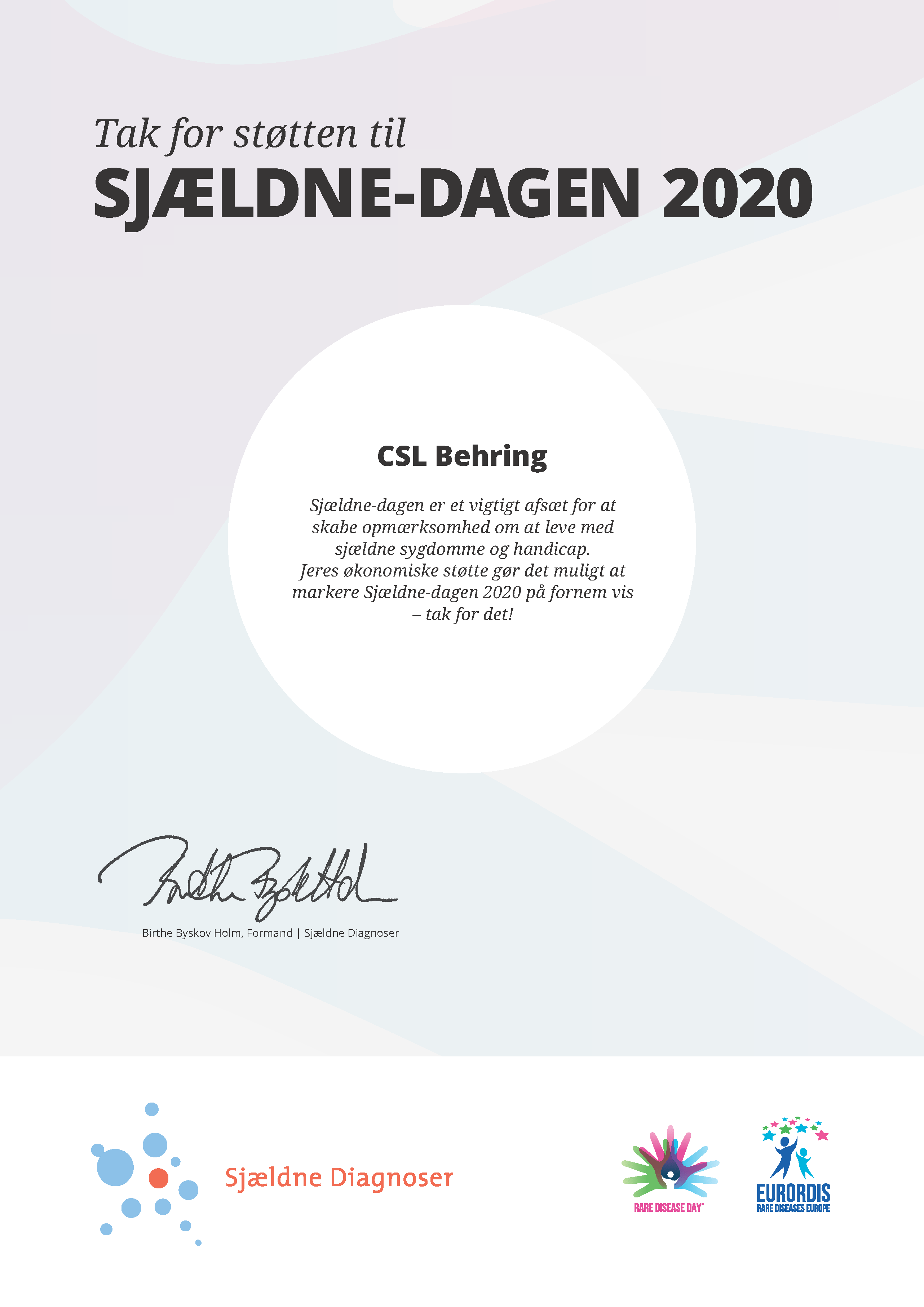 Sjældne dagen logo
