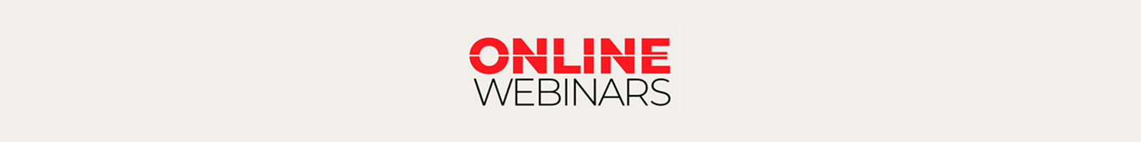 Online webinar header